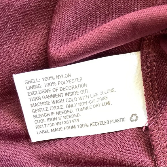 Embroidered Burgundy Boho Tulle Dress S - Picture 16 of 16